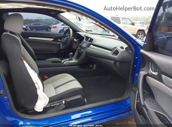 2HGFC4B08JH302947 2018 HONDA CIVIC Blue Front interior view