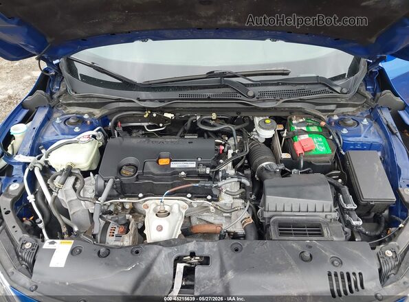 2HGFC4B08JH302947 2018 HONDA CIVIC Blue Rear view