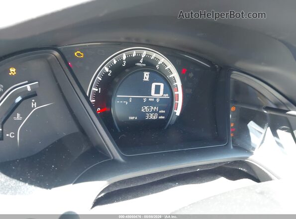 2HGFC4B09GH309463 2016 HONDA CIVIC Black Widok tylnych siedzeń