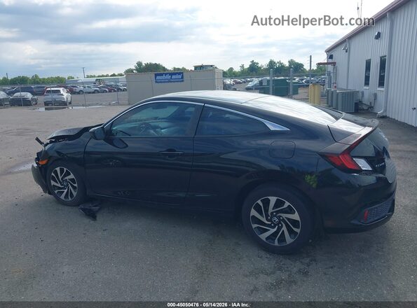 2HGFC4B09GH309463 2016 HONDA CIVIC Black Widok wnętrza z tyłu