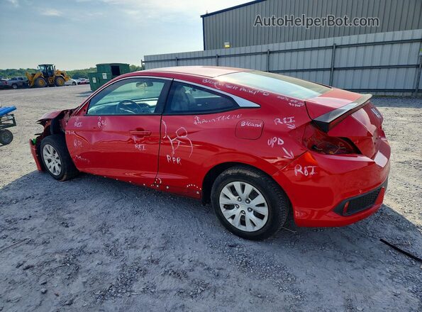 2HGFC4B09HH312154 2017 HONDA CIVIC Red Tył lewy