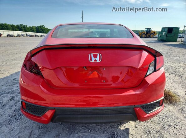 2HGFC4B09HH312154 2017 HONDA CIVIC Red Widok z tyłu