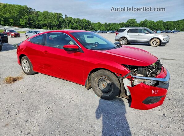 2HGFC4B09HH312154 2017 HONDA CIVIC Red Przód prawy
