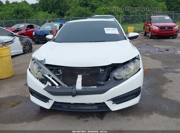 2HGFC4B0XGH308175 2016 HONDA CIVIC White Widok zestawu wskaźników