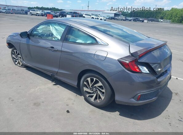 2HGFC4B0XJH307468 2018 HONDA CIVIC Серый Задняя левая четверть