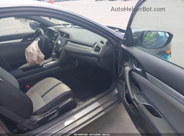 2HGFC4B0XJH307468 2018 HONDA CIVIC Серый Вид салона спереди