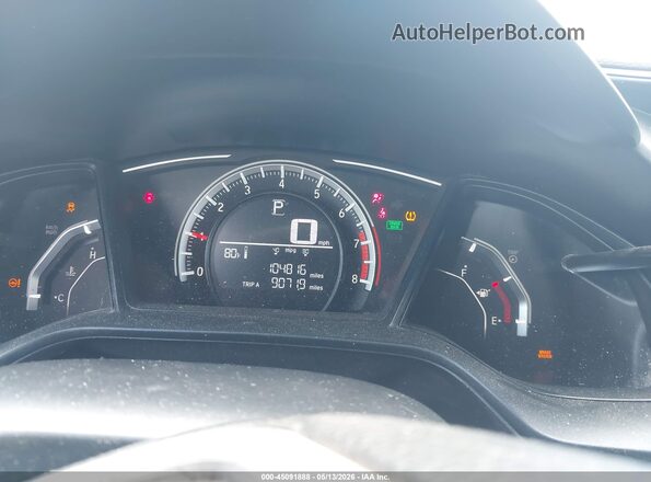 2HGFC4B0XJH307468 2018 HONDA CIVIC Серый Вид задних сидений