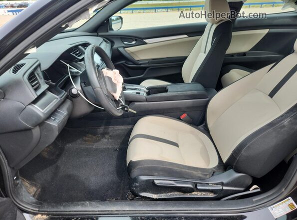 2HGFC4B50HH307002 2017 HONDA CIVIC Black Vista interior delantera