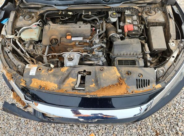2HGFC4B50HH307002 2017 HONDA CIVIC Black Vista interior trasera