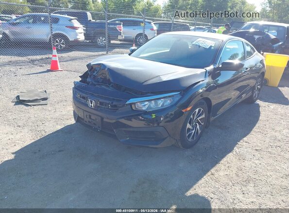 2HGFC4B53GH302083 2016 HONDA CIVIC Черный Передняя левая четверть