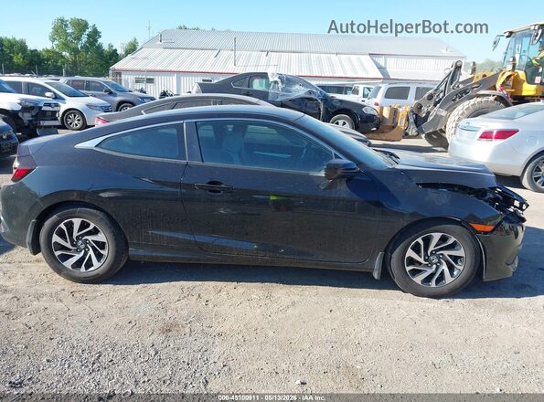 2HGFC4B53GH302083 2016 HONDA CIVIC Черный Вид задней части салона