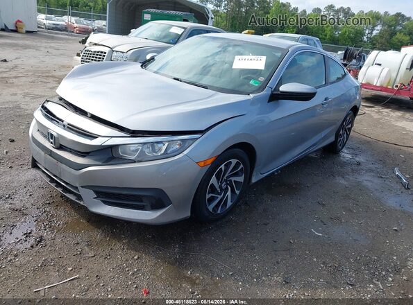 2HGFC4B53HH302733 2017 HONDA CIVIC Silver Առջևի ձախ երեք քառորդ տեսարան