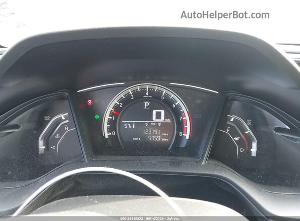 2HGFC4B53HH302733 2017 HONDA CIVIC Silver Հետևի նստատեղերի տեսք
