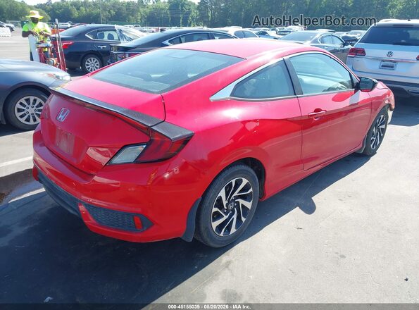 2HGFC4B57GH301082 2016 HONDA CIVIC Red Rear right