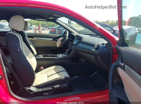 2HGFC4B57GH301082 2016 HONDA CIVIC Red Front interior view