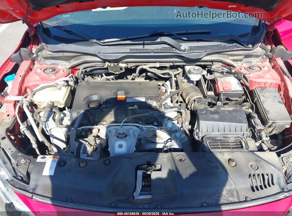 2HGFC4B57GH301082 2016 HONDA CIVIC Red Rear view