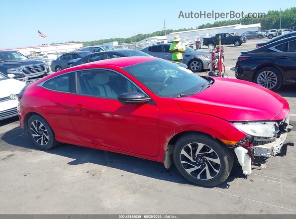 2HGFC4B57GH301082 2016 HONDA CIVIC Red 360 interior view