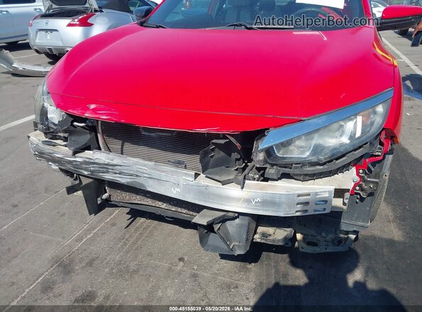 2HGFC4B57GH301082 2016 HONDA CIVIC Red Front view