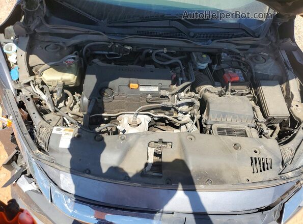 2HGFC4B57GH306444 2016 HONDA CIVIC Gray Widok wnętrza z tyłu