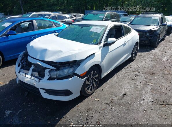 2HGFC4B58JH309067 2018 HONDA CIVIC White წინა მარცხენა ხედი სამი მეოთხედიდან