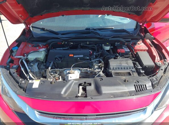 2HGFC4B59JH305447 2018 HONDA CIVIC Red უკანა ხედი
