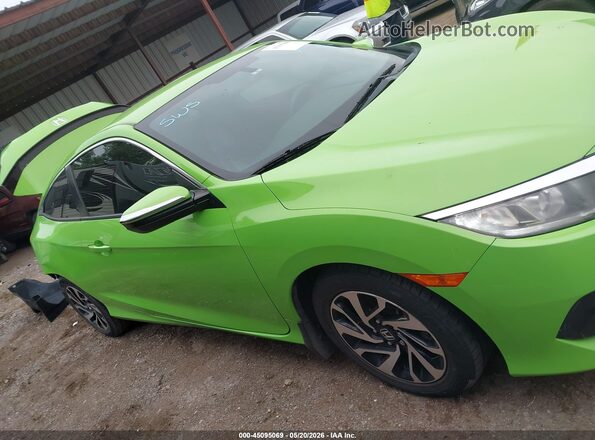 2HGFC4B5XGH310486 2016 HONDA CIVIC Green Սալոնի 360 աստիճան տեսք