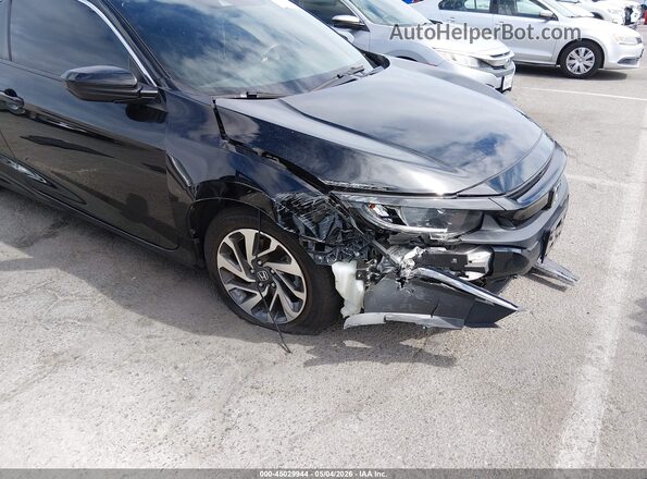 2HGFC4B60LH303856 2020 HONDA CIVIC Black Front view