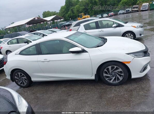2HGFC4B63KH300495 2019 HONDA CIVIC White Вид задньої частини салону