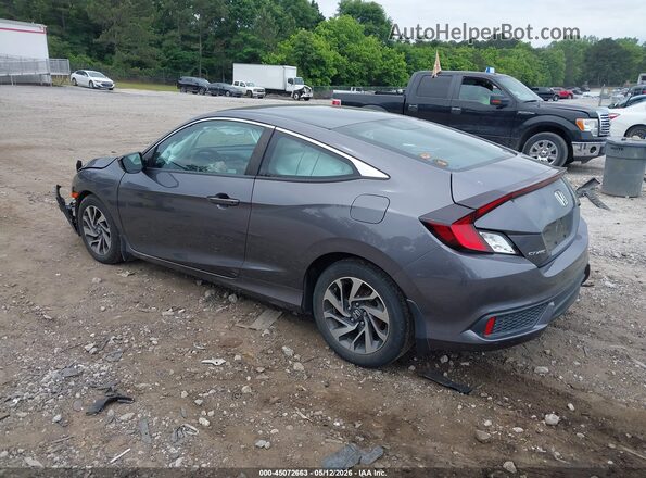 2HGFC4B64KH305558 2019 HONDA CIVIC Gray Trasero izquierdo