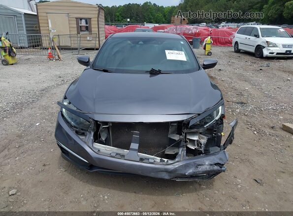 2HGFC4B64KH305558 2019 HONDA CIVIC Gray Vista del cuadro de instrumentos