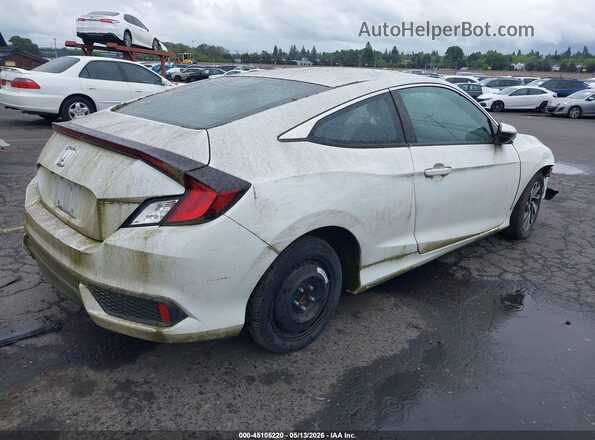 2HGFC4B67KH309605 2019 HONDA CIVIC White Tył prawy
