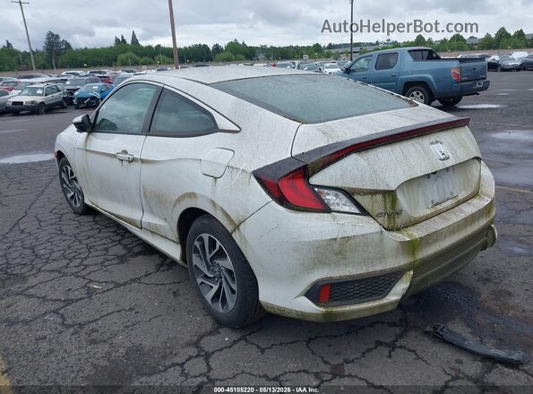 2HGFC4B67KH309605 2019 HONDA CIVIC White Tył lewy