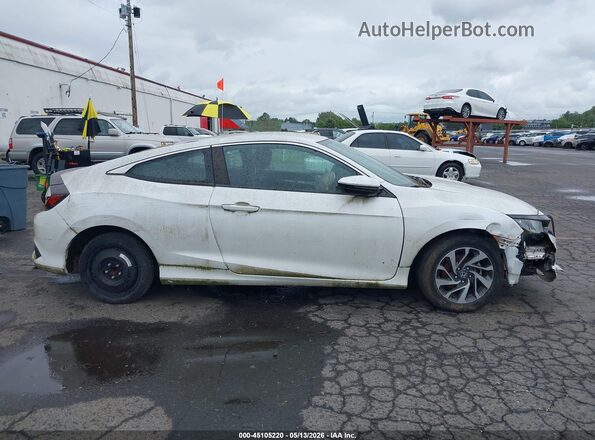 2HGFC4B67KH309605 2019 HONDA CIVIC White Widok wnętrza z tyłu