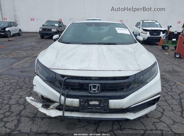 2HGFC4B67KH309605 2019 HONDA CIVIC White Widok zestawu wskaźników