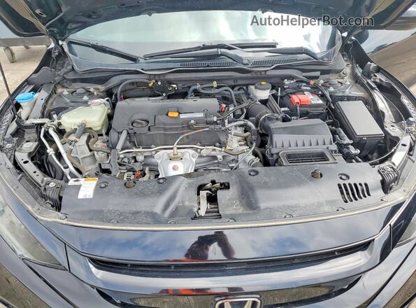 2HGFC4B80LH302997 2020 HONDA CIVIC Black Widok wnętrza z tyłu