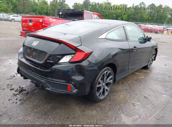 2HGFC4B81KH308628 2019 HONDA CIVIC Black Trasero derecho