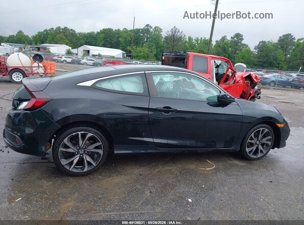 2HGFC4B81KH308628 2019 HONDA CIVIC Black Vista interior trasera