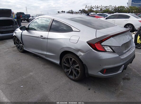 2HGFC4B82KH304961 2019 HONDA CIVIC Gray Trasero izquierdo