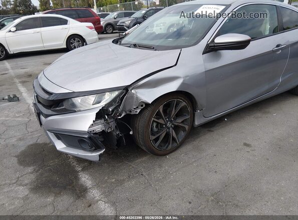 2HGFC4B82KH304961 2019 HONDA CIVIC Gray Vista frontal