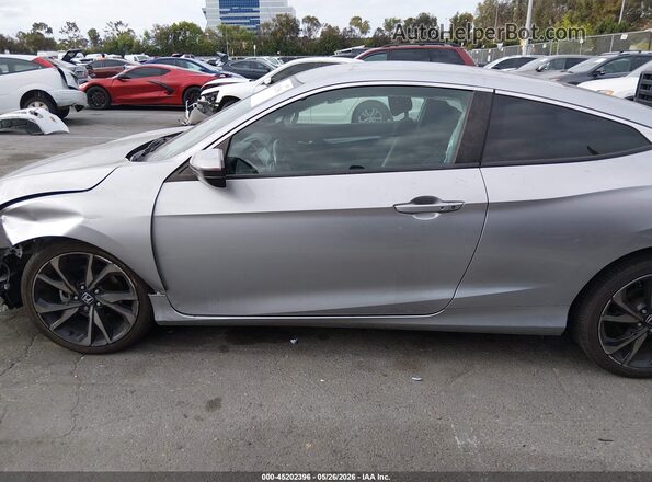 2HGFC4B82KH304961 2019 HONDA CIVIC Gray Vista interior de 360 grados