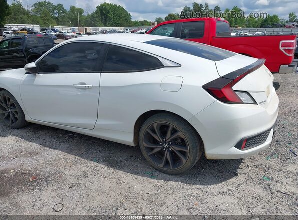 2HGFC4B86LH302339 2020 HONDA CIVIC Белый Панорамный вид салона 360°