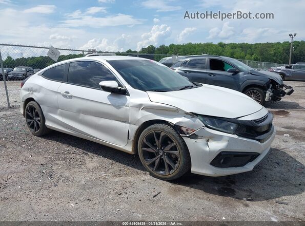 2HGFC4B86LH302339 2020 HONDA CIVIC Белый Вид спереди