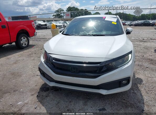 2HGFC4B86LH302339 2020 HONDA CIVIC Белый Вид щитка приборов