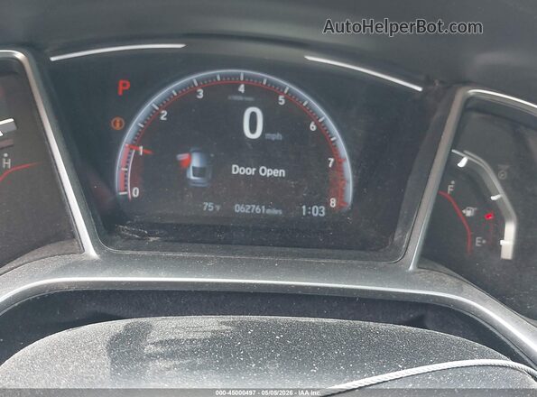 2HGFC4B86LH303605 2020 HONDA CIVIC White უკანა სავარძლების ხედი