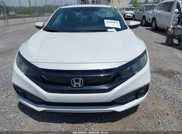 2HGFC4B86LH303605 2020 HONDA CIVIC White ხელსაწყოთა პანელის ხედი