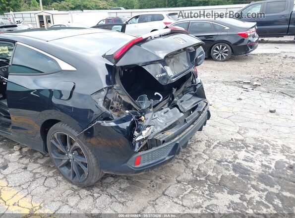 2HGFC4B87KH307337 2019 HONDA CIVIC Black Դիմացի տեսք