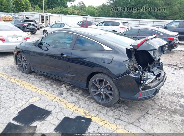 2HGFC4B87KH307337 2019 HONDA CIVIC Black Հետևի ձախ