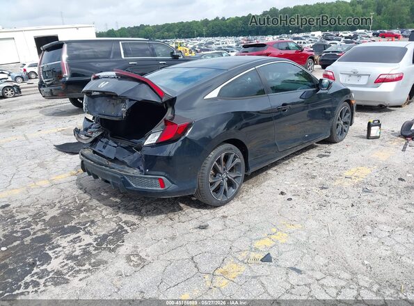 2HGFC4B87KH307337 2019 HONDA CIVIC Black Հետևի աջ