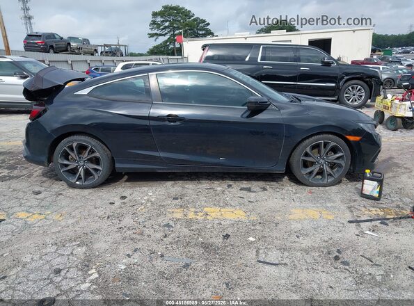 2HGFC4B87KH307337 2019 HONDA CIVIC Black Սալոնի հետևի տեսք