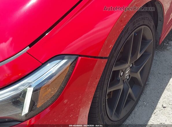 2HGFE1E50PH474091 2023 HONDA CIVIC Красный Вид спереди